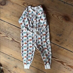 Vintage 90s Hanna Andersson Onesie Pajamas